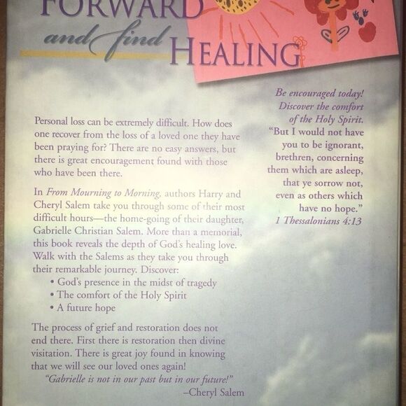 FROM Mourning to Morning hardback book - Picture 2 of 3
